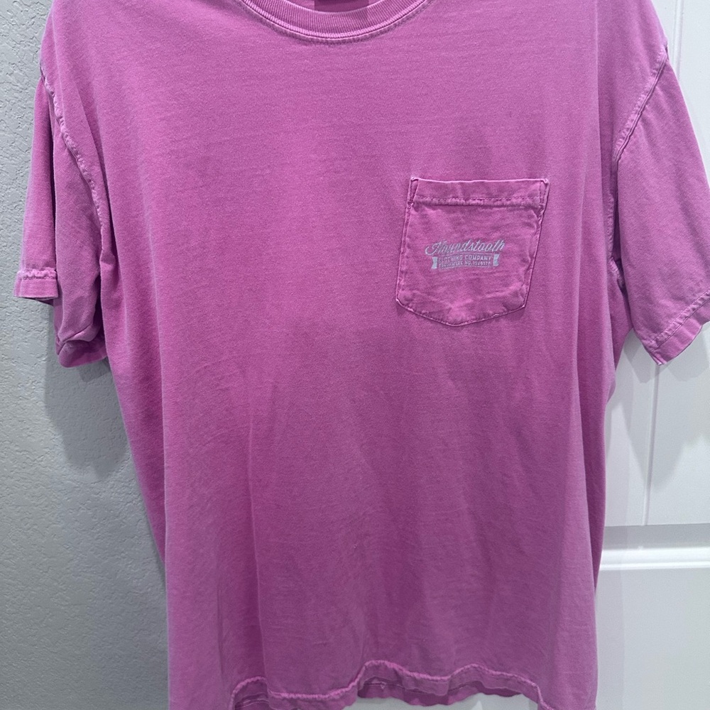 Pink Houndstooth tshirt